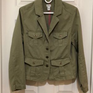 Women’s Blazer Bass Large Army Green